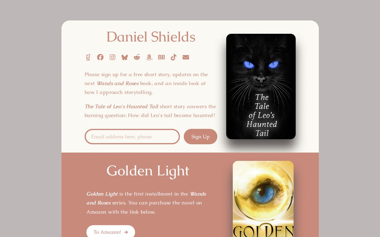 Author Daniel Shields